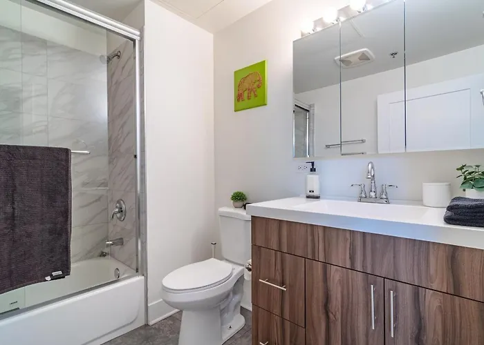Modern 2br Loft With Amazing Skyline View And Optional Parking For 8 Guests Near Mccormick Place And Soldier Field Chicago
