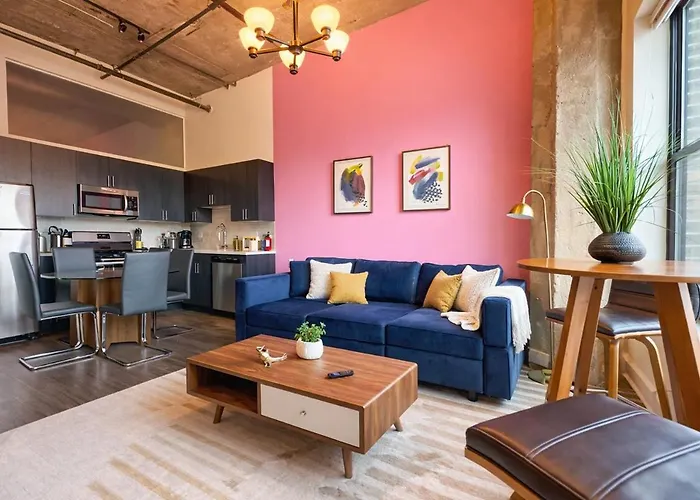 Modern 2br Loft With Amazing Skyline View And Optional Parking For 8 Guests Near Mccormick Place And Soldier Field Appartement *